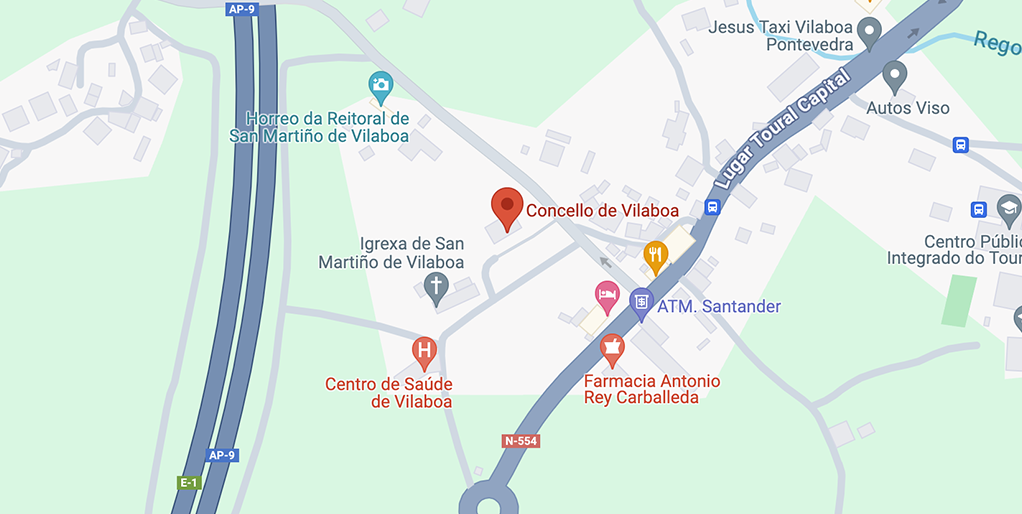 Concello de Vilaboa en google maps