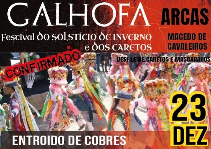 Festival de marcarada de Arcas, no concello de Macedo de Cavaleiros en Portugal.